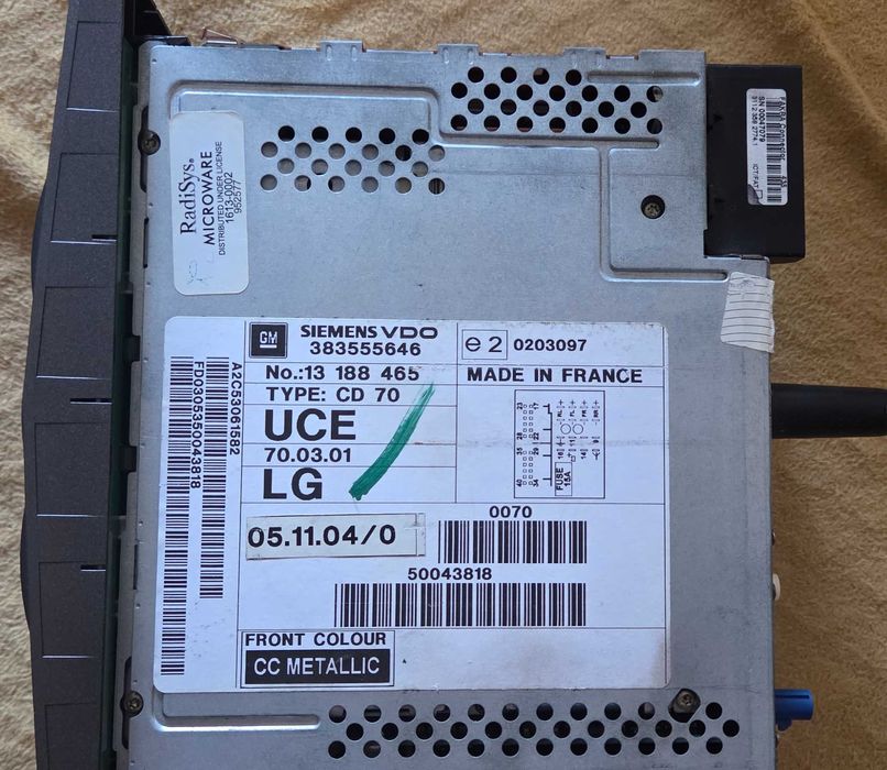 CD 70 Navi Opel Astra H, Zafira B