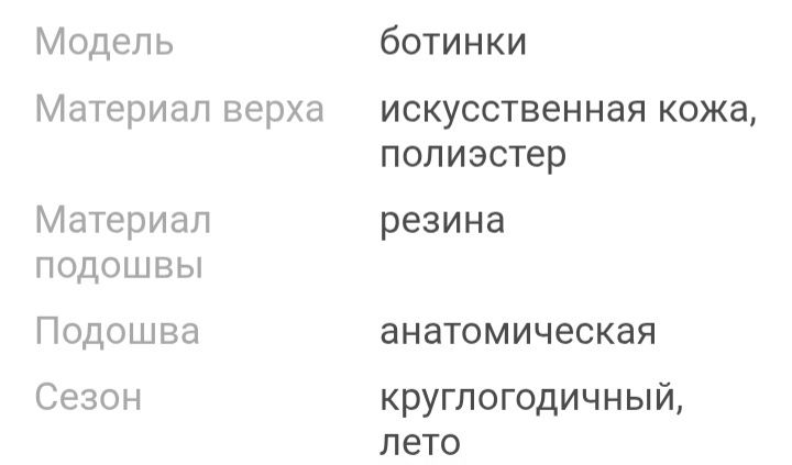 Ботинки демисезонные