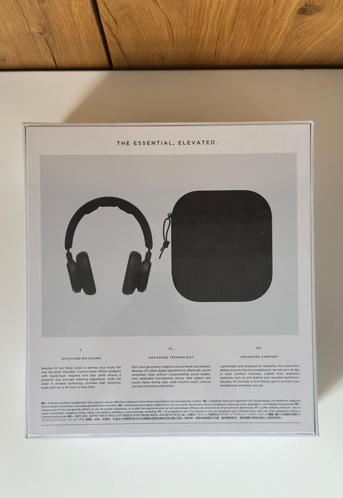 Bang & Olufsen Beoplay HX wireless headphones.