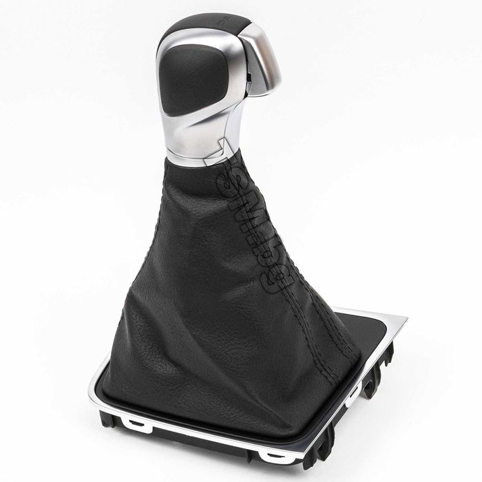 Кожена Топка Скоростен Лост с Маншон и Рамка Конзола с Електроника за VW GOLF 7 DSG Автоматик Голф VII TDI GTI GTD R-Line 4Motion Alltrack Hatchback