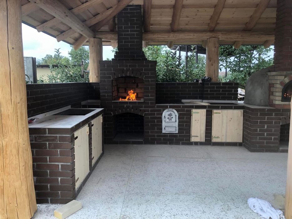 Gratare de gradina, sobe, cuptoare, blaturi de lucru cu chiuveta