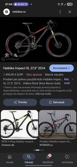 Bicicletă MTB Haibike 2014