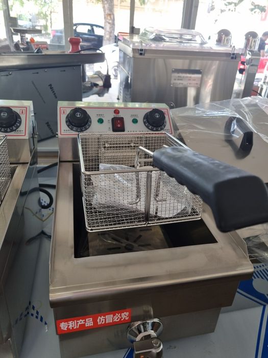 Промышленная Фритюрница 10 литров с краном, frityurnitsa