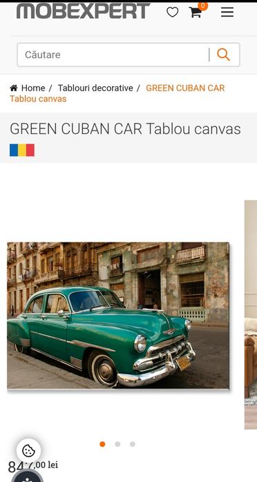 Tablou canvas Cuban car