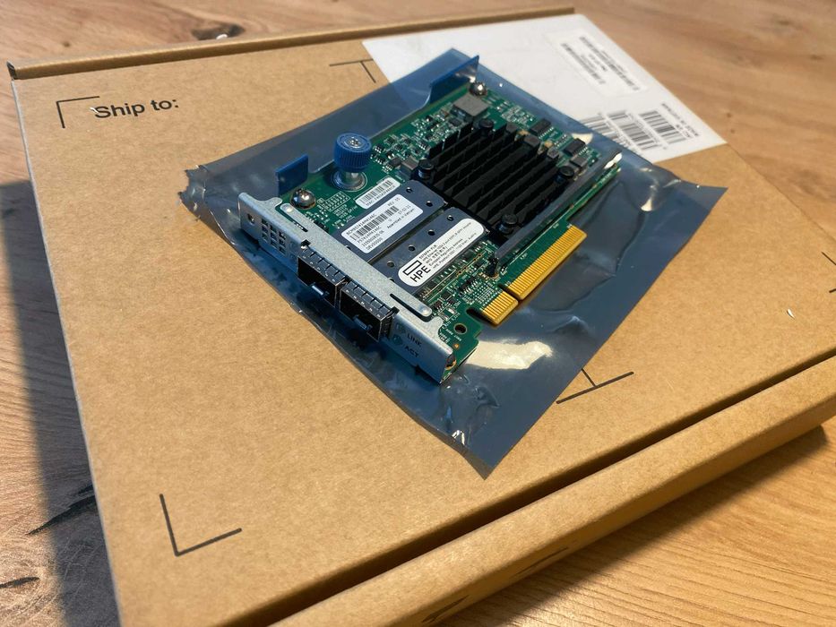 HPE 10Gb 2p 537FLR-SFP+ Нова 10Gb SFP Карта