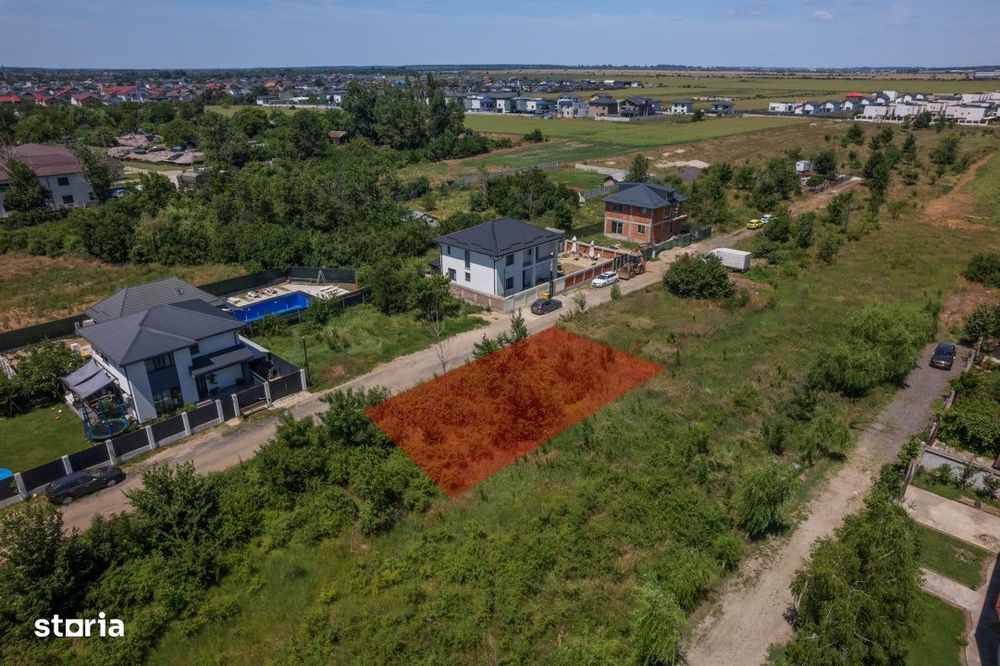 Domnesti - Fortului, Teren Constructii 407 Mp, Front 26 M !