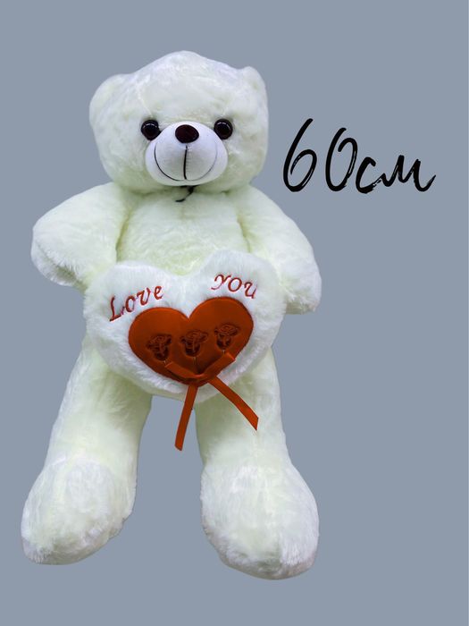 Плюшевый мишка в ассортименте 60см