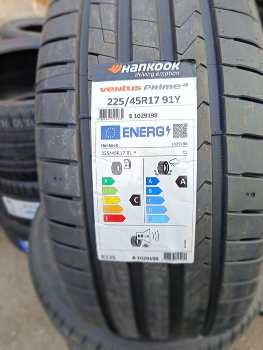 НОВИ ЛЕТНИ -17цола-225/45-1бр.-165лв."HANKOOK"-с монтаж и баланс