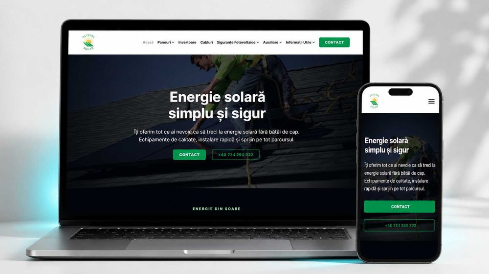 Creare Site Web, Site de Prezentare Profesional, Magazin Online la Cheie, Realizare Website Optimizare SEO, Promovare Site, Web Design