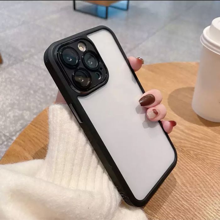 Iphone 12 13 14 PRO/MAX Husa Full Camera Spate Plastic Margine Silicon