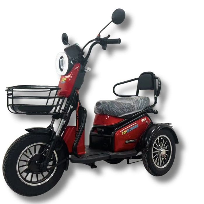 Електрическа триколка Pudding със задно задвижване - 48V 800W 28Ah