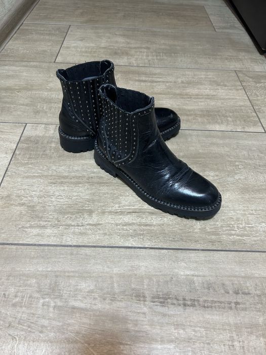 Ботинки Zara кожаные