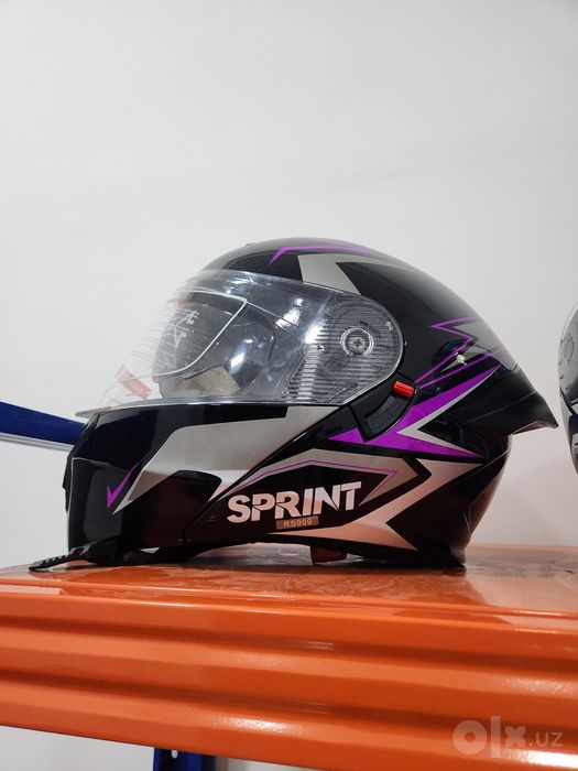 Motoskuter va Bayk uchun Shlem SPRINT | Quyosh koʻzoynakli, DOT sertif