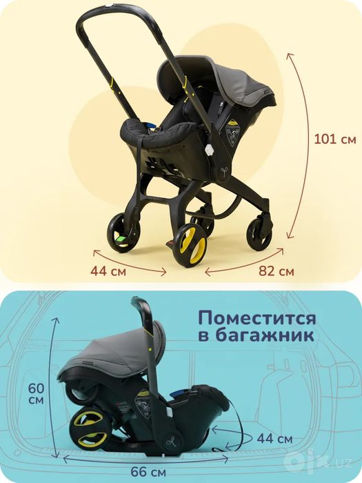 Коляска автокресло