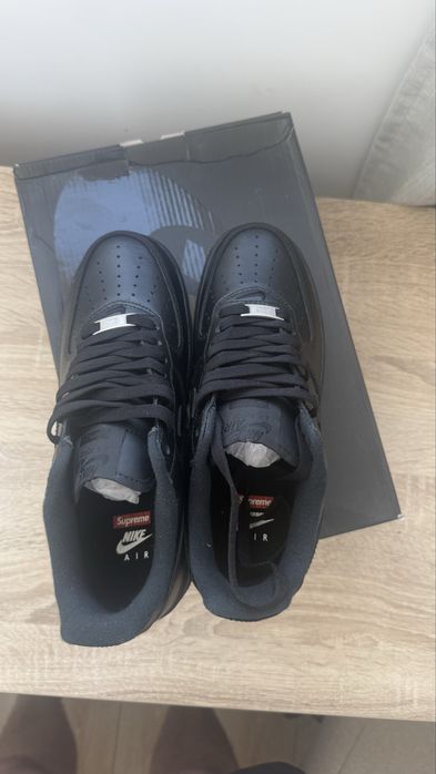 Nike airforce 1 supreme black 40