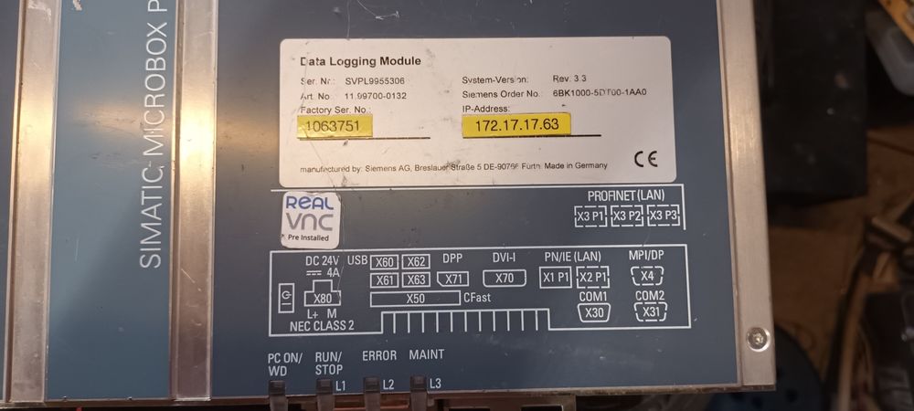 Siemens Microbox PC Simatic IPC427D