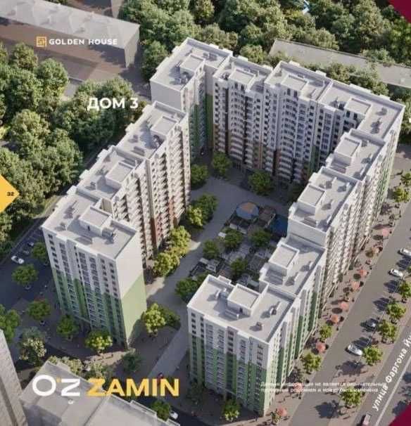 Продается 2-х ком квартира, Рисовый, 54 кв, 13 этаж, Яшнабадский район