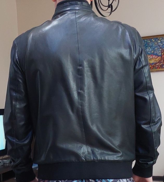 Куртка кожаная осень-весна