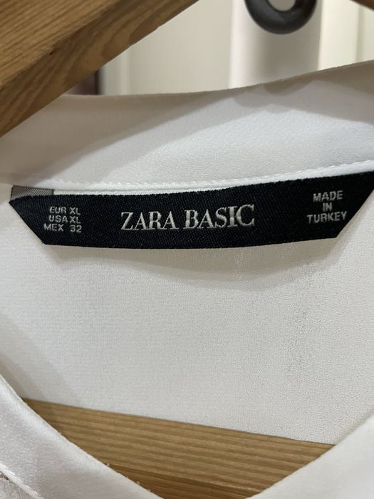 Белая блузка zara