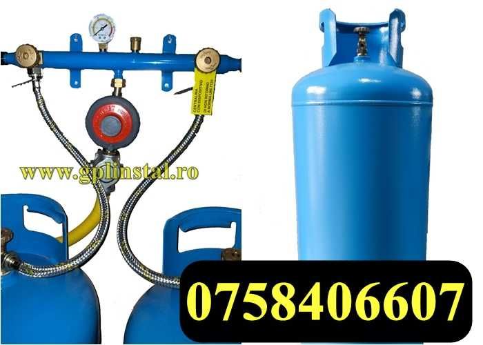 Kit complet 2 sau mai multe butelii 50L, 80 litri Gpl