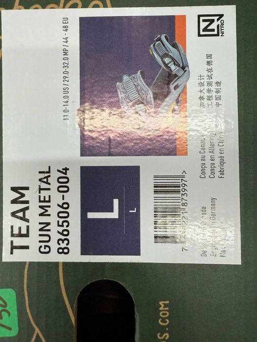 placa snowboard nitro team wide L159cm