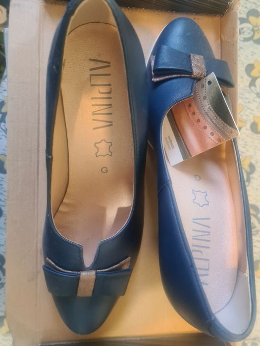 Pantofi dama, mărimea 36-37, din piele