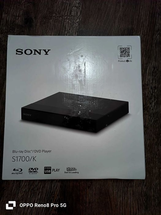 Blu-ray плейър Sony BDP-S1700K, Smart, DVD плейър, Streaming