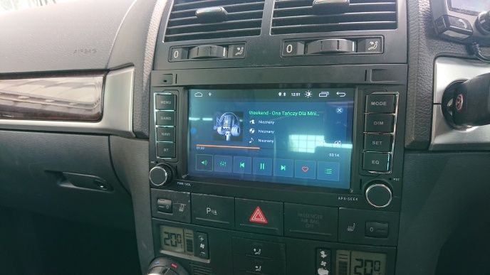 Navigatie Android VW Touareg Waze YouTube GPS BT