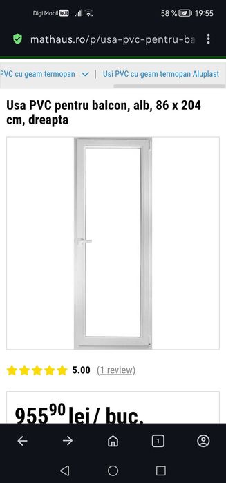 Usa termopan(pvc)