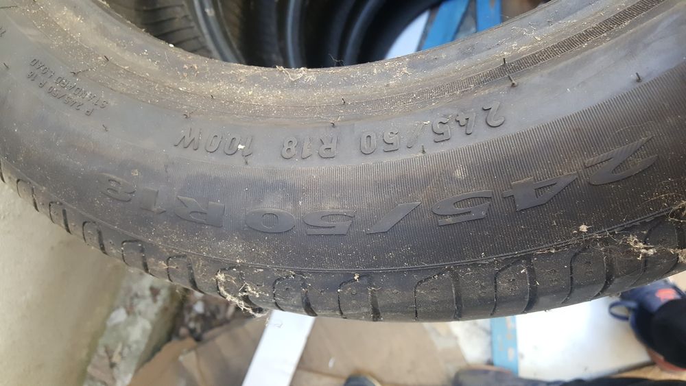 Гуми 245 50 18 4 броя пирели рън флат