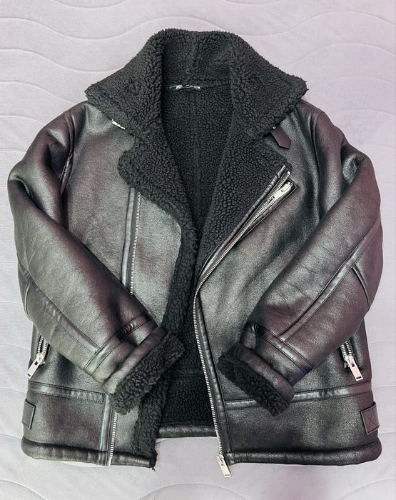 Zara двойно кожено яке