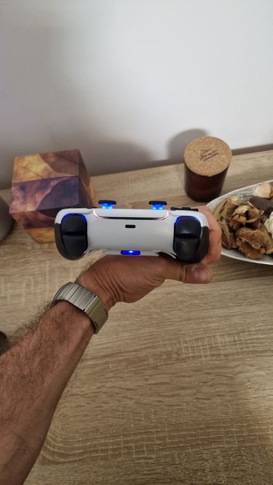 Controller PS5 Original + RGB + ExtremeRate Rise4 plus max