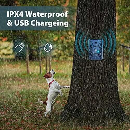 Ново Ултразвуково устройство против лай IPX4, 3 режима, до 10 м обхват