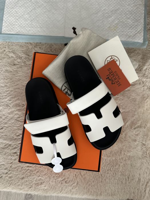 Papuci hermes chypre dama piele naturala