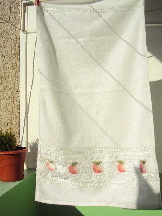 Хавлиени кърпи с дантела 90/50