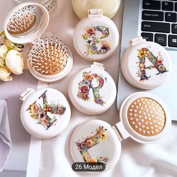 Мини четка с огледало