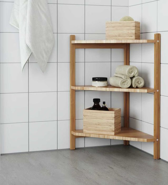 Vand 2 polite/lavoar bambus ikea RÅGRUND