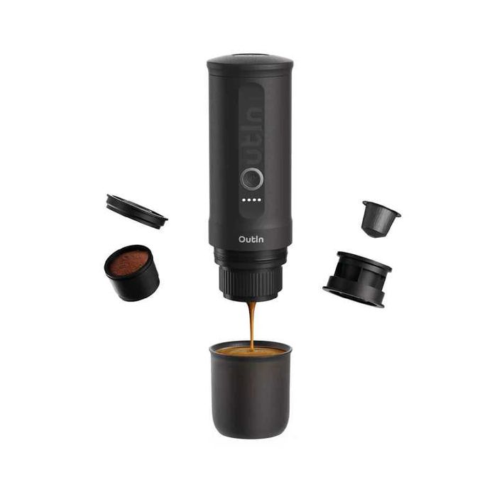 Портативная кофеварка Outin Nano Portable Electric Espresso Machine!