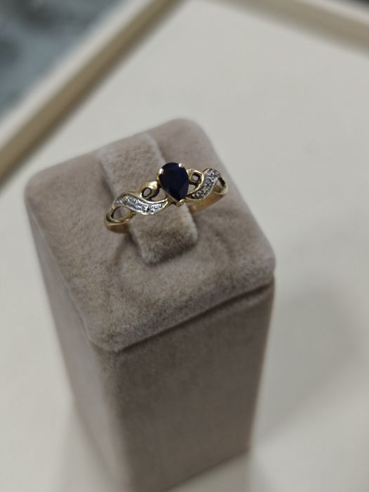 Inel aur 18k 1.65 cu 2 diamante (r)