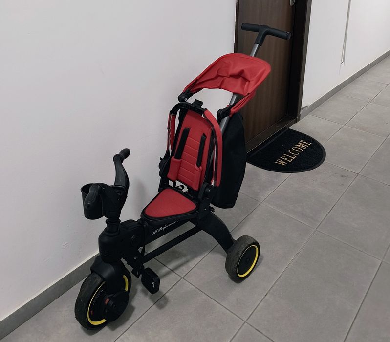 Tricicleta pliabila și transformabila Mixbo cu mâner detasabil