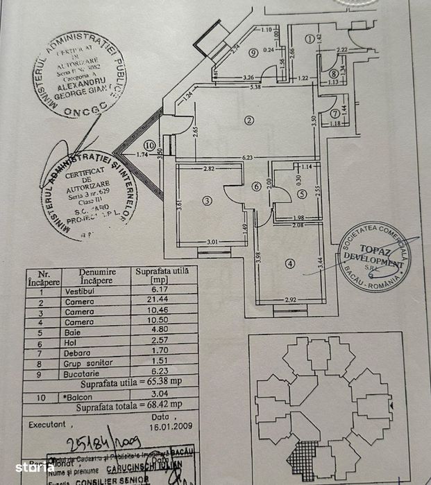 Apartament Adama( pretabil cabinet medical)