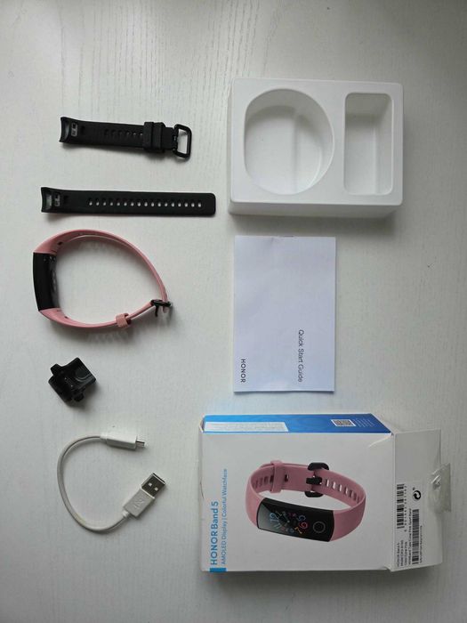 Продавам Honor Band 5, Coral pink в отлично състояние