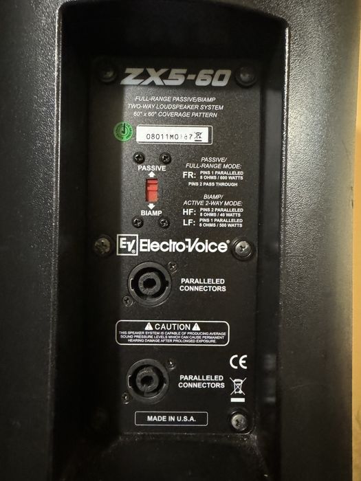 Electro-Voice ZX5-60 / RCF 4PRO8001s Motru • OLX.ro
