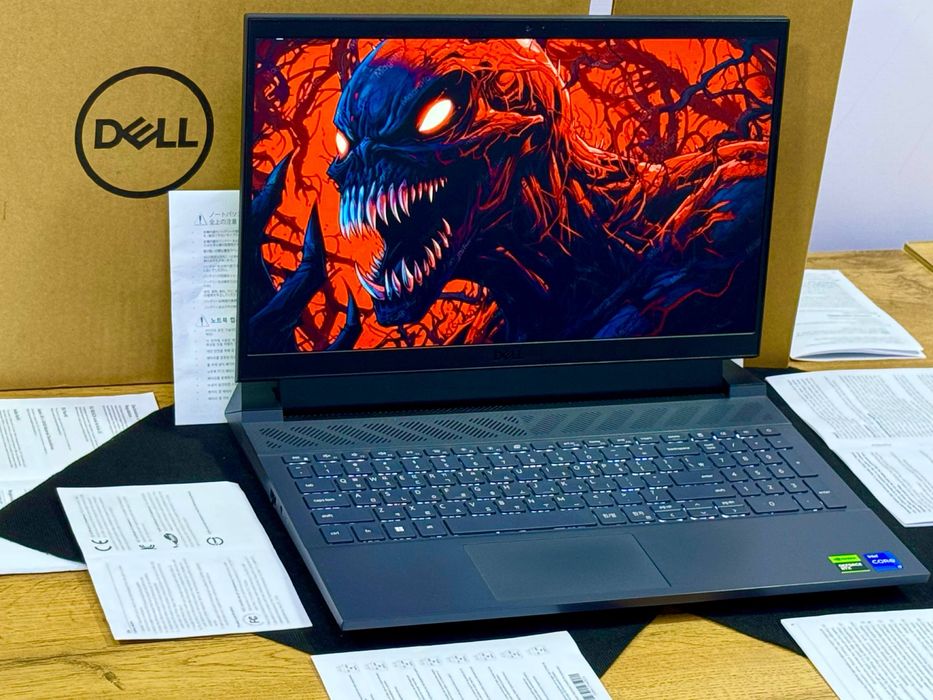 DELL g15 pro GAMING notebook i7 HX pROCESSORLI RTX3050 6GB