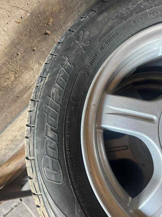 Резина на литых дисках На Ваз