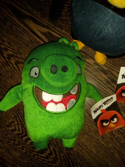 Нови с етикет плюшени играчки Angry birds/Висулка за кола 22см.,Chippo