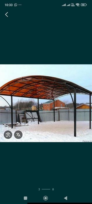 Навесы ферма сварка