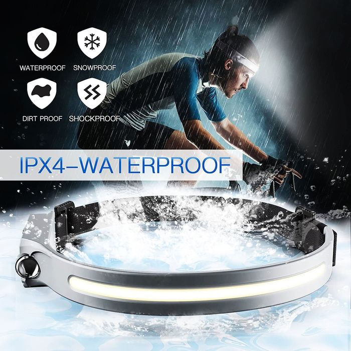 светодиодный фонарь с датчиком движения фонарик с аккумулятором USB