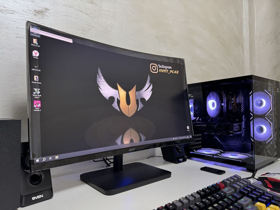 Топовый игровой компьютер в полном комплекте