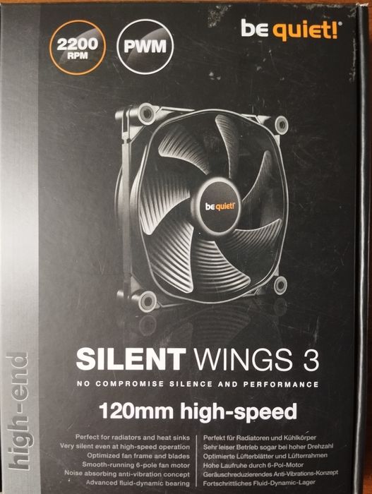be quiet! SILENT WINGS 3 120mm PWM high-speed